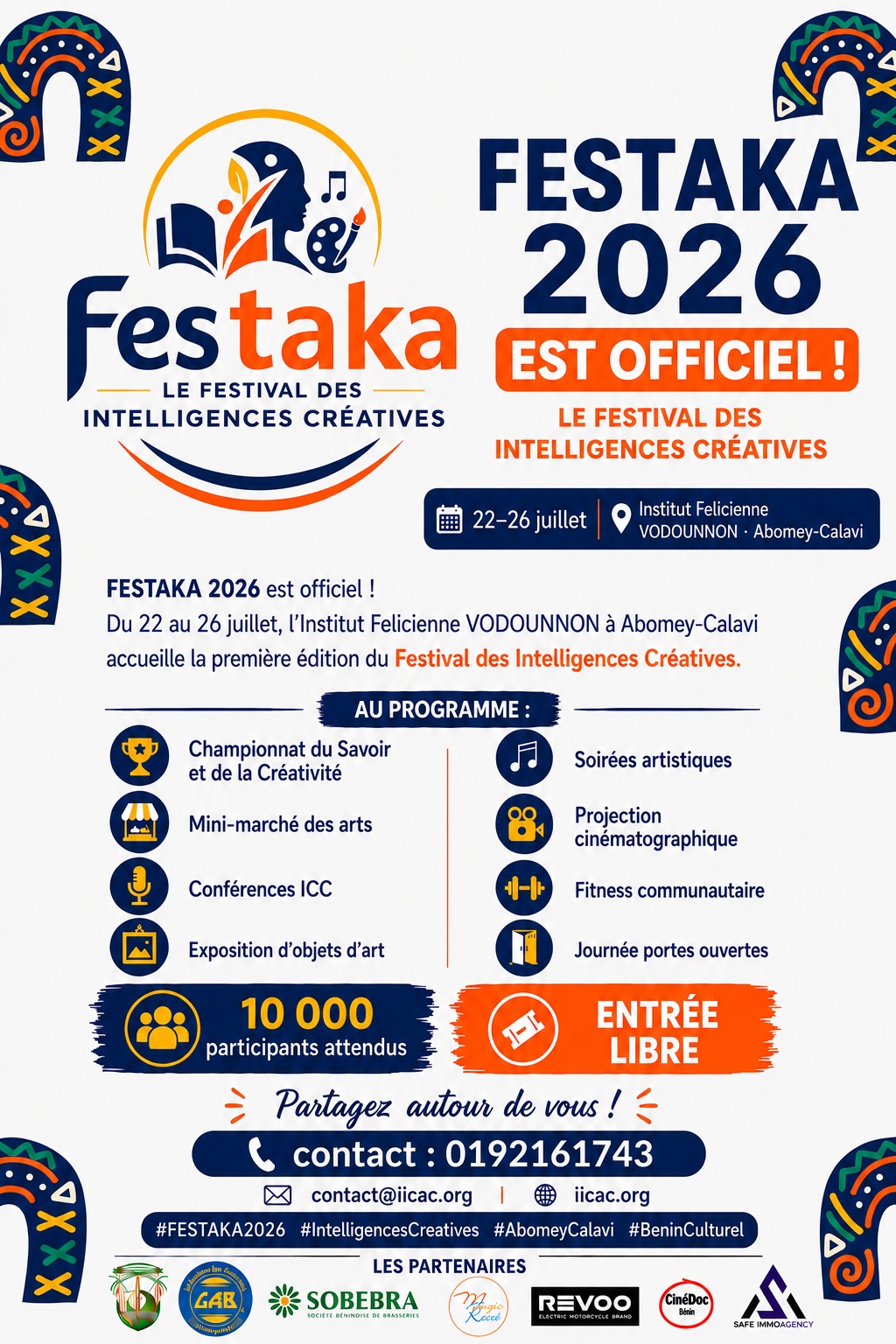 Affiche officielle FESTAKA 2026